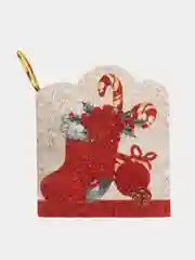 Белый новогодние мини открытки, наборы 1,3,5,10 шт, подарок к Новому году