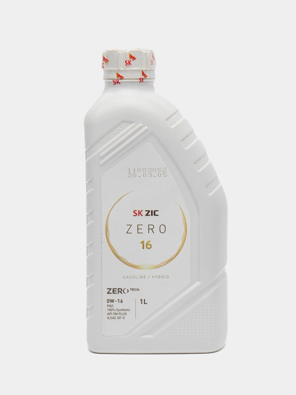 Масло ZIC 0/16 ZERO 16 API SN ILSAC GF-5, синтетическое, 1 л