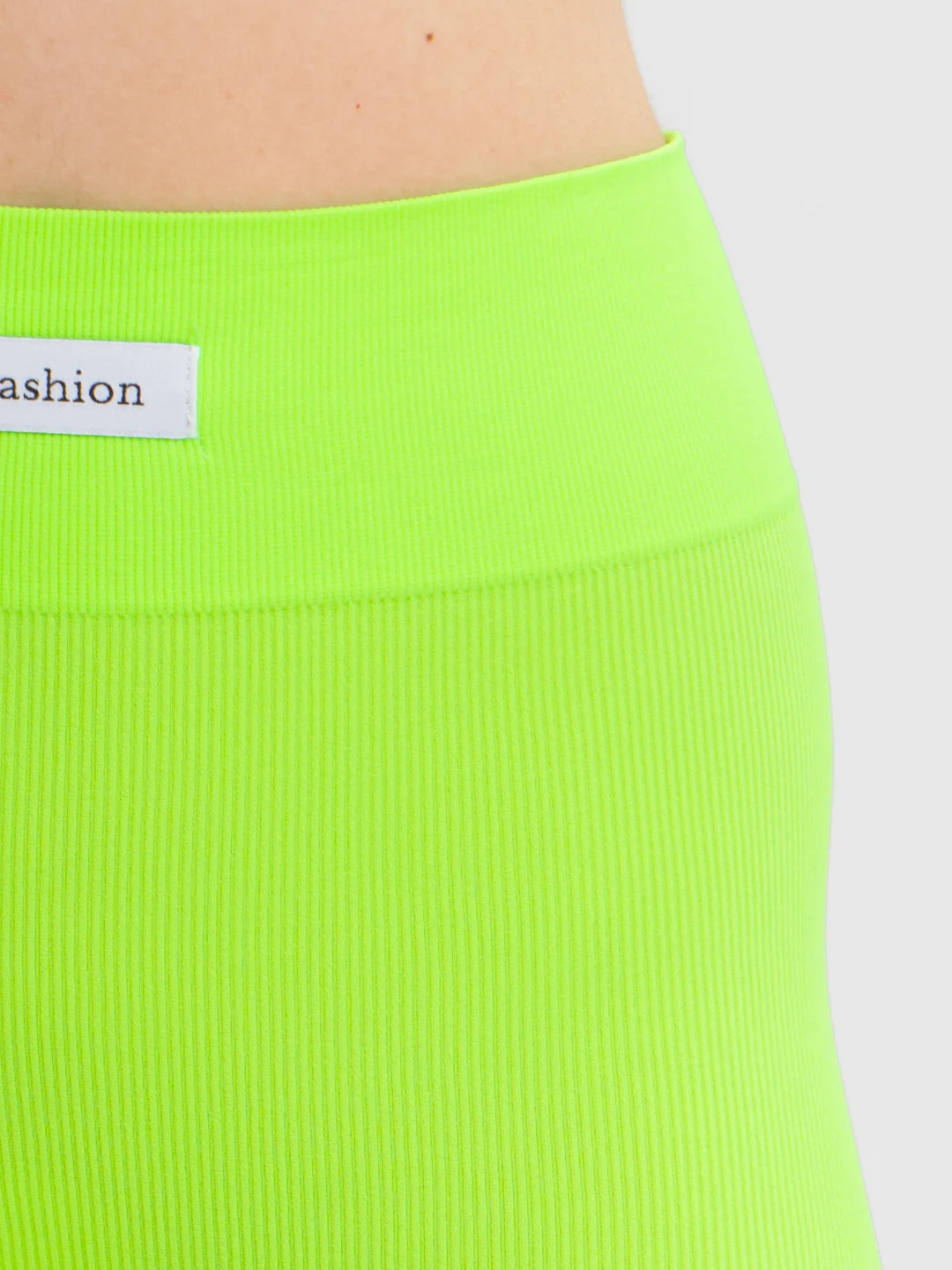 Салатовый комплект топ + велосипедки "Fashion"