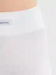 Белый комплект топ + велосипедки "Fashion"