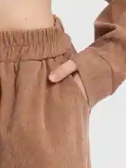 Терракотовый костюм женский брючный, вельвет