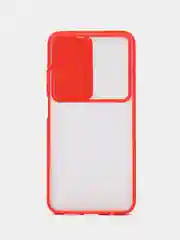 Красный защитный силиконовый чехол для смартфона Xiaomi Redmi, с затвором для камеры