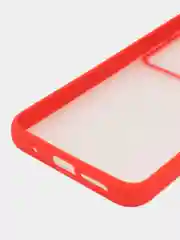 Красный защитный силиконовый чехол для смартфона Xiaomi Redmi, с затвором для камеры