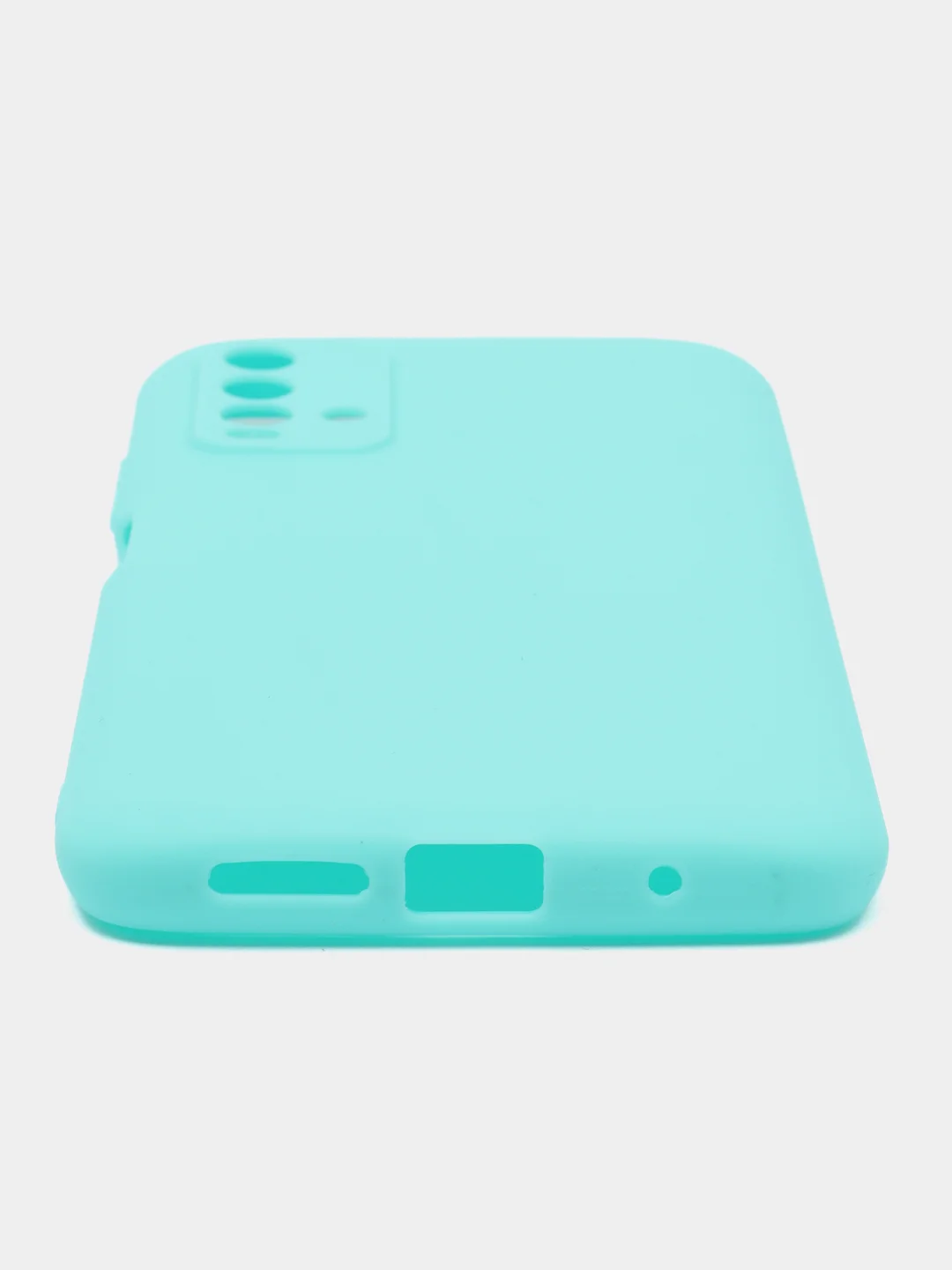 Бирюзовый защитный силиконовый чехол для смартфона Xiaomi Redmi