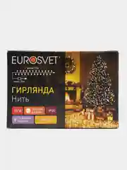 Желтый гирлянда премиум на елку новогодняя, светодиодная, 10 м, длина кабеля 1,5 м