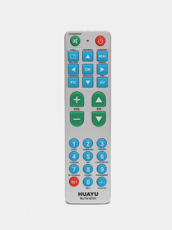 Пульт универсальный Huayu RUTV-ST01, для всех телевизоров