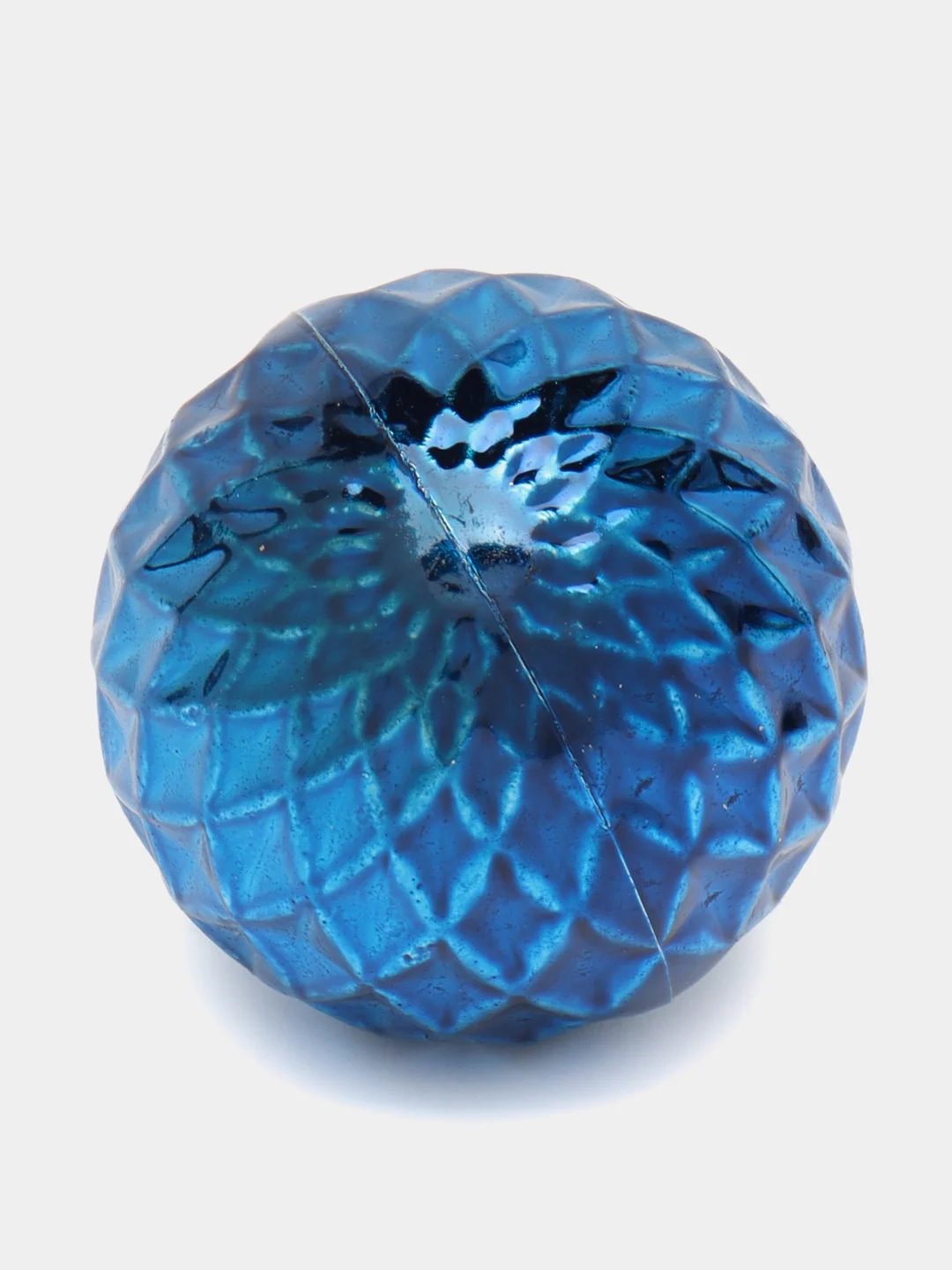 Серебряный набор елочных игрушек, d-6 см, 6 штук шары на елку