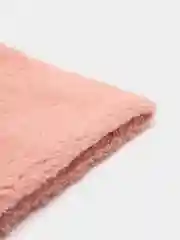 Коралловый меланж детское полотенце с капюшоном