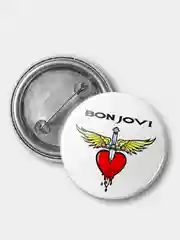 Значок "Bon Jovi", 37 мм