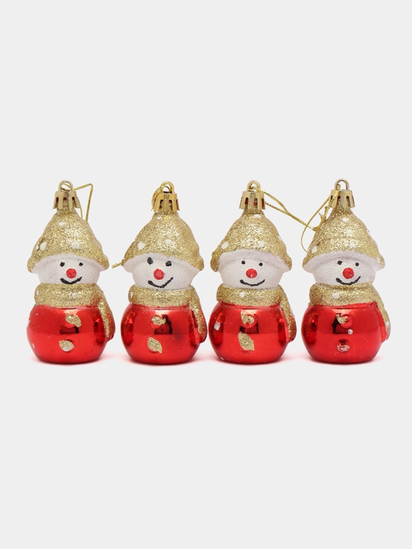 Елочная игрушка Снеговик 4 шт в уп. 200931260