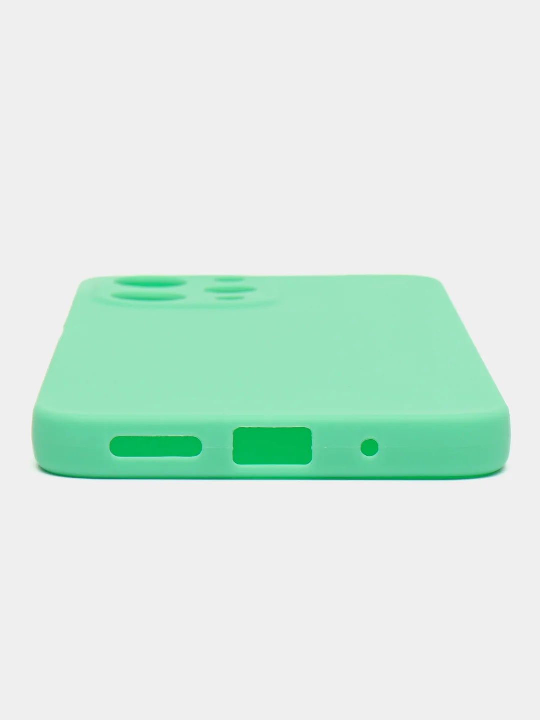Салатовый чехол для Xiaomi Redmi 12 / Сяоми Редми 12, силиконовый, матовый