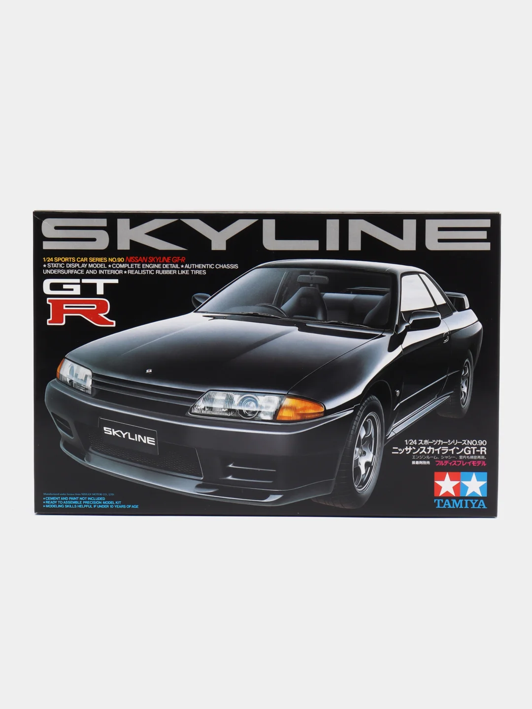 Черный сборная модель машинка Tamiya 1/24 Nissan Skyline GT-R Sports Car