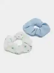 Голубой резинки для волос