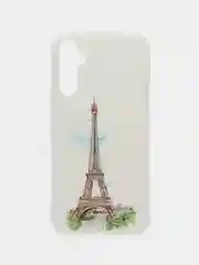 Лазурный чехол для Samsung Galaxy A34 / Самсунг Галакси А34, силиконовый, с рисунком