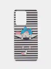Индиго чехол на Xiaomi Redmi Note 12 4G / Сяоми Редми Нот 12 4Г, силиконовый, с рисунком