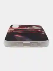 Бордовый чехол для Samsung Galaxy A24 / Самсунг Галакси А24, силиконовый, с рисунком