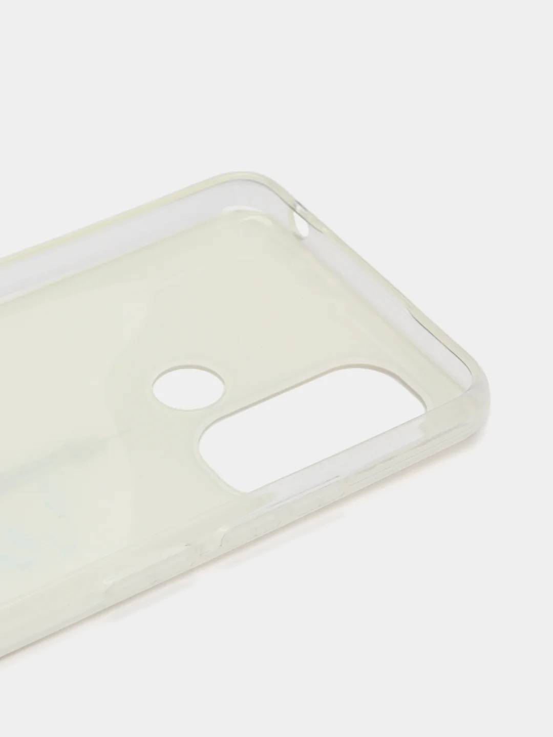 Светло-синий чехол для Xiaomi Redmi 12C (Сяоми Редми 12С), силиконовый, с рисунком