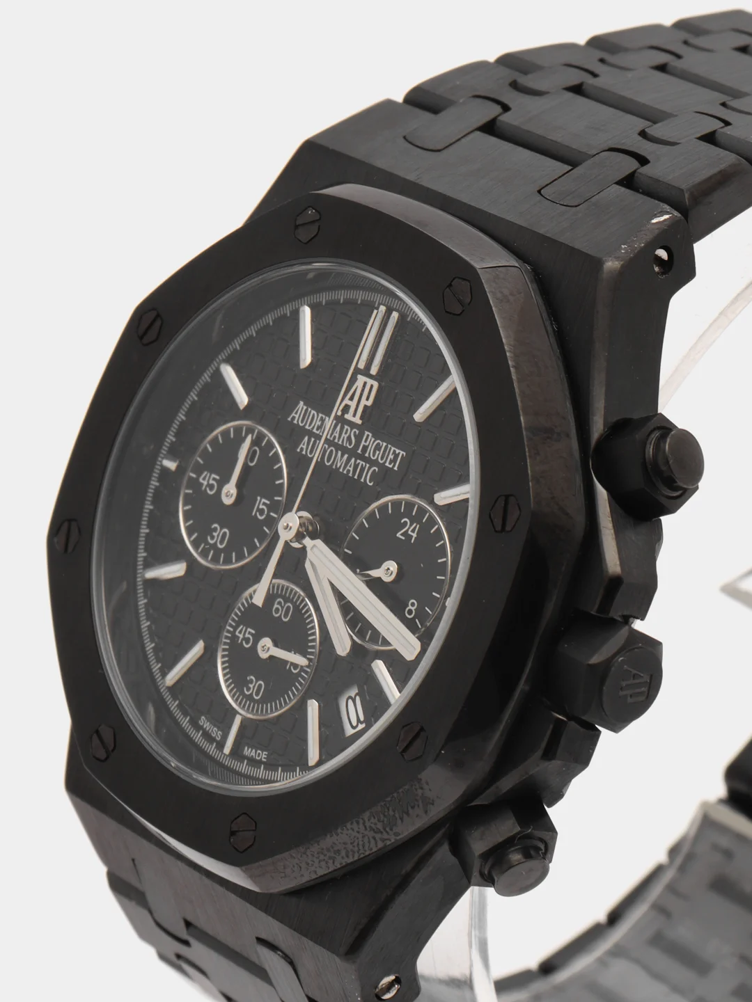 Серебряный часы наручные мужские Audddemars Piguet
