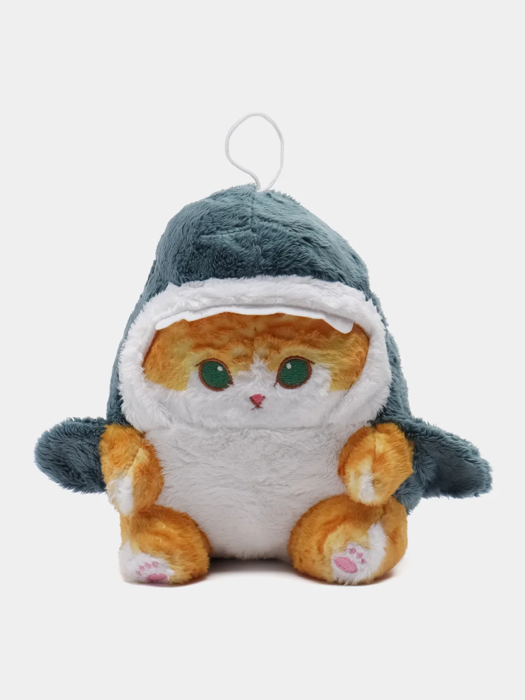 Морской мягкая игрушка "Кот Акула" 20 см, котенок обнимашка в костюме акулы, антистресс