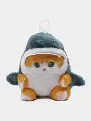 Морской мягкая игрушка "Кот Акула" 20 см, котенок обнимашка в костюме акулы, антистресс