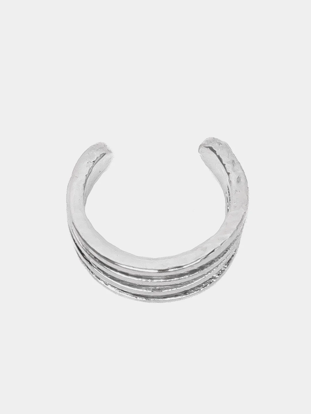 Серебряный серьга кафф