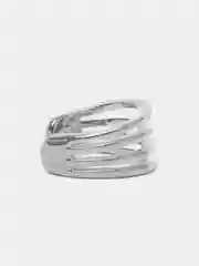 Серебряный серьга кафф