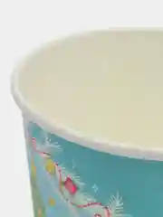 Голубой стакан бумажный "Новый год", 0,2 л
