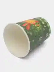 Лесной зеленый стакан бумажный "Новый год", 0,2 л