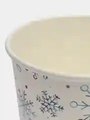 Прозрачный стакан бумажный "Новый год", 0,2 л
