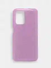 Лавандовый чехол блестящий Samsung Galaxy A02, A12, M12, накладка c блёстками Самсунг А02, А12, М12