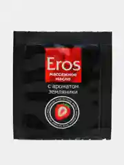 Масло массажное "EROS FANTASY", с ароматом земляники, 4 г