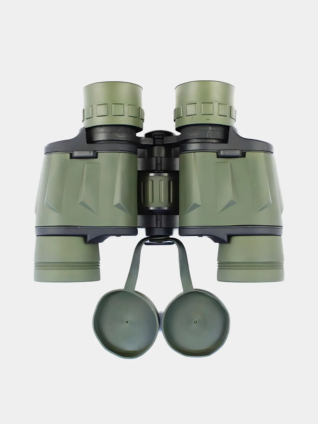 Зелёный хаки складной бинокль, военный, 8 x 40