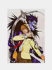 Хаки плакат аниме Тетрадь Смерти, Евангелион, Death Note, Evangelion