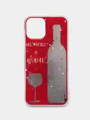 Тёмно-розовый чехол iPhone 12 / 12 Pro, 12 Pro Max, 12 Mini чехол силиконовый с рисунком
