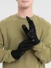 Осенне-зимние универсальные флисовые теплые перчатки c touch screen на молнии, L, XL, XXL
