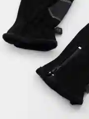 Осенне-зимние универсальные флисовые теплые перчатки c touch screen на молнии, L, XL, XXL