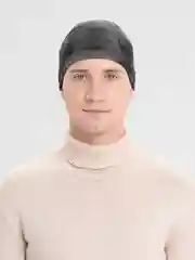 Угольный шапка спортивная, тонкая