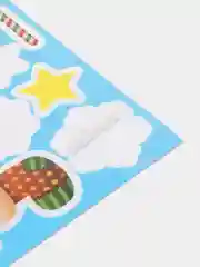 Фиолетовый новогодние электростатические наклейки на окна, ПВХ