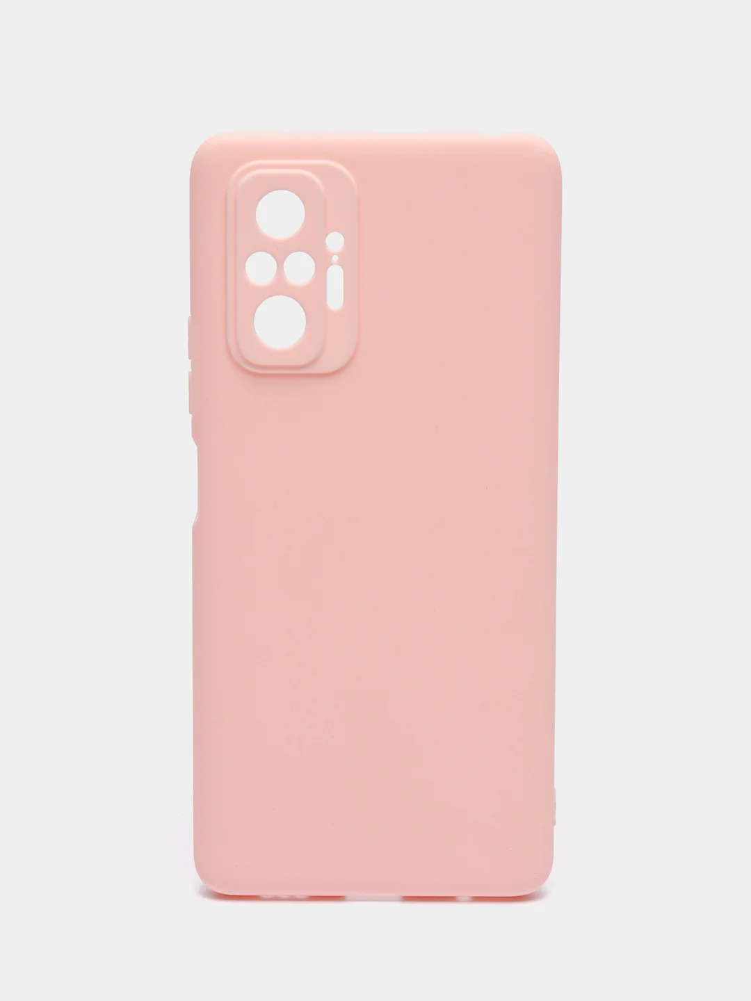 Розовый чехол Xiaomi Redmi Note 10 Pro / Note 10 Pro Max силиконовый