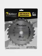Kolner KSD 210*30*24 Пильный диск макс.число оборотов 7600об/мин  1шт в блистере