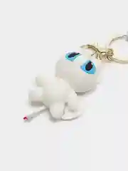 Белый брелок для ключей