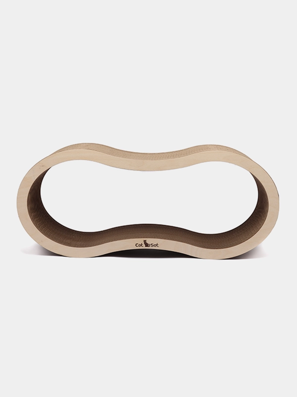 Cat Set "Когтеточка - лежанка Liberty WOOD" 73*23*31см, Когтеточка для кошек из картона