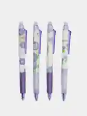 Фиолетовый ручка Пиши-Стирай автоматическая набор