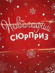 Красный пакет подарочный новогодний, 20*30, 1 шт, 3 шт