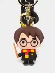 Черный брелок "Гарри Поттер/Harry Potter" на рюкзак/на ключи/на сумку