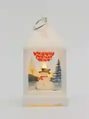 Белый новогодний фонарик, светодиодный