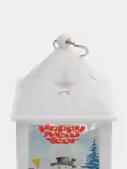 Белый новогодний фонарик, светодиодный