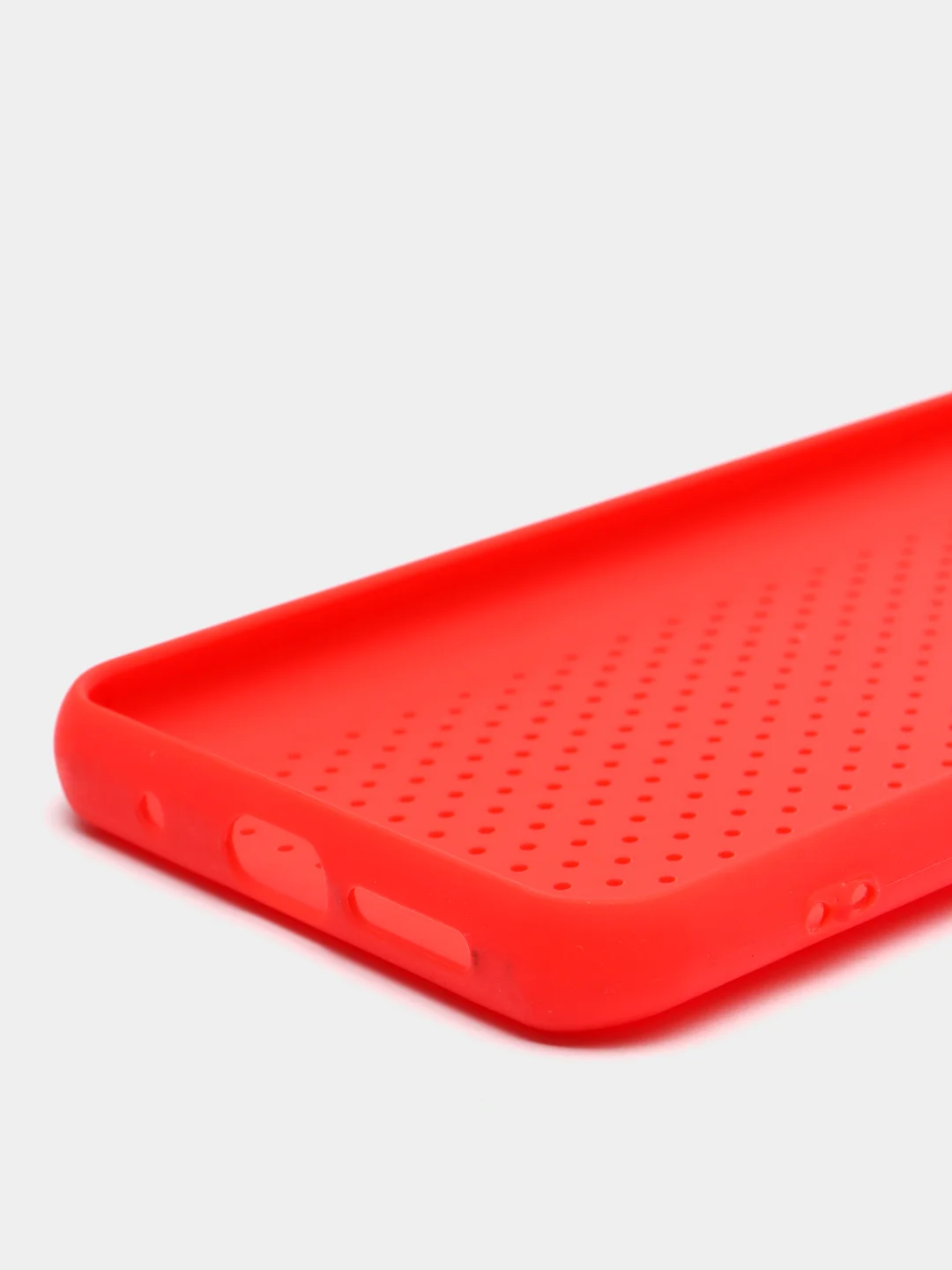 Красный защитный силиконовый чехол для смартфона Xiaomi Redmi, с перфорацией