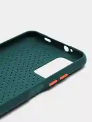 Тёмно-зелёный защитный силиконовый чехол для смартфона Xiaomi Redmi, с перфорацией