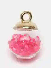 Фуксия стеклянный шарик со стразами, 2 штуки, D-16см (подвеска)